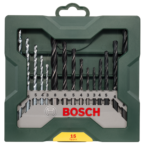 SET MINI X-LINE 15 PCS PERCAGE-Bosch-ONtools
