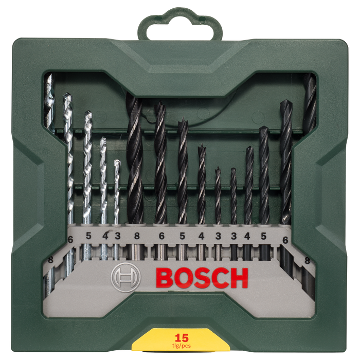 SET MINI X-LINE 15 PCS PERCAGE-Bosch-ONtools