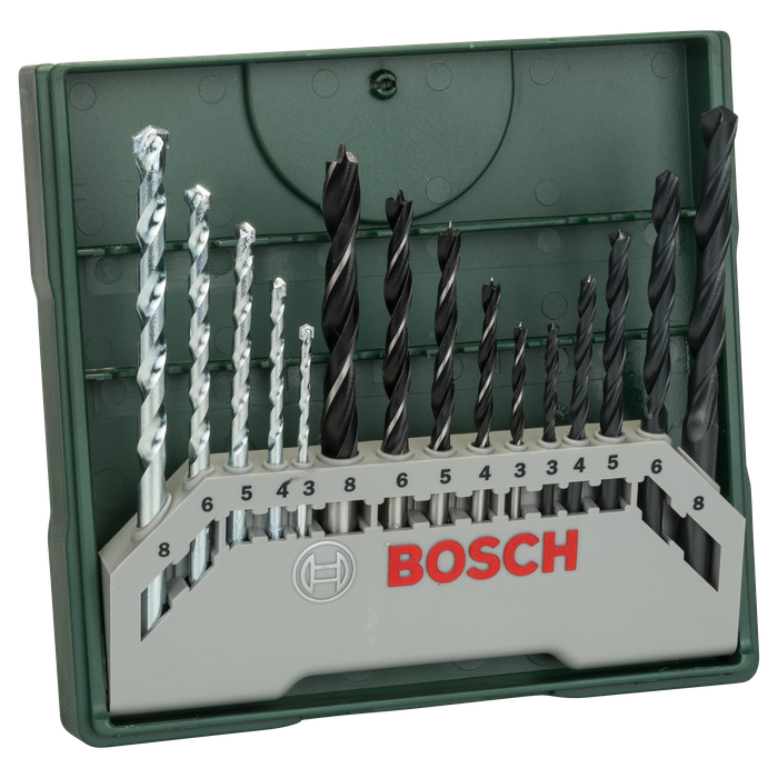 SET MINI X-LINE 15 PCS BOHREN-Bosch-ONtools