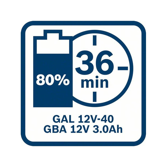 2 batteries GBA 12V 3.0Ah + GAL 12V-40-Bosch-ONtools